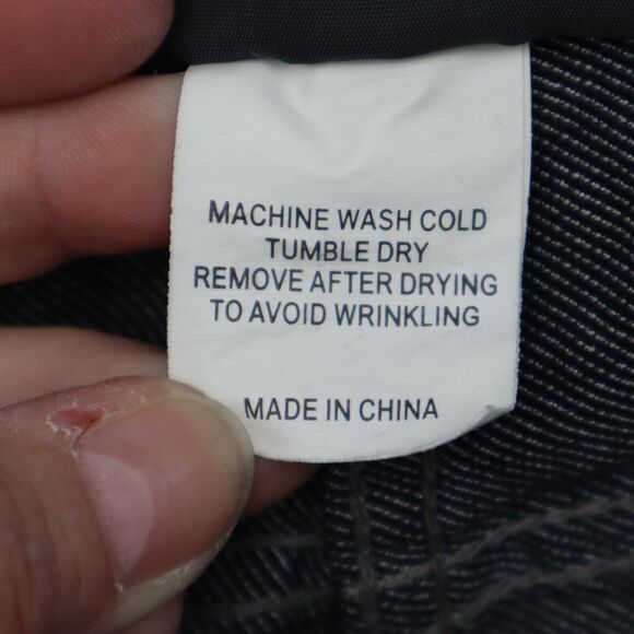 Apparel Collection Jeans Womens 16 Black Straight Mid Rise Button Denim Pants - Picture 10 of 16